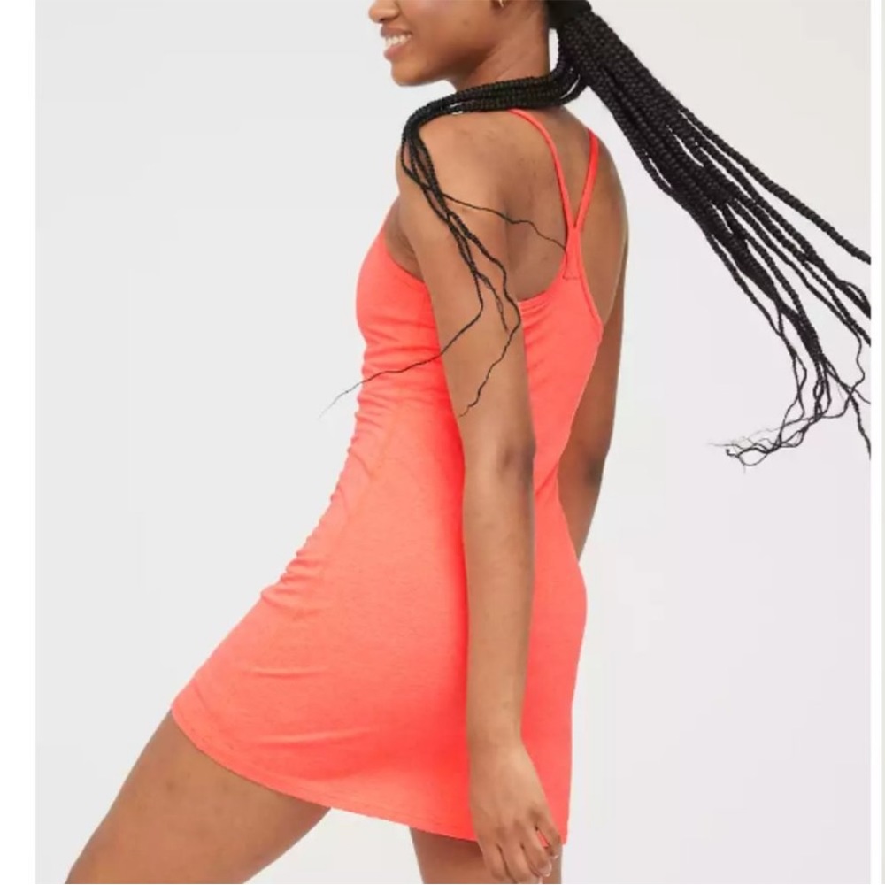 NWOT aerie hugger dress in orange